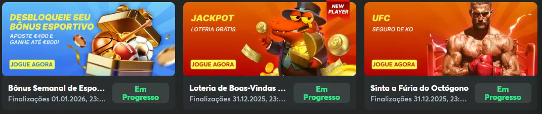 Depósitos com bónus adicional para jogadores ativos